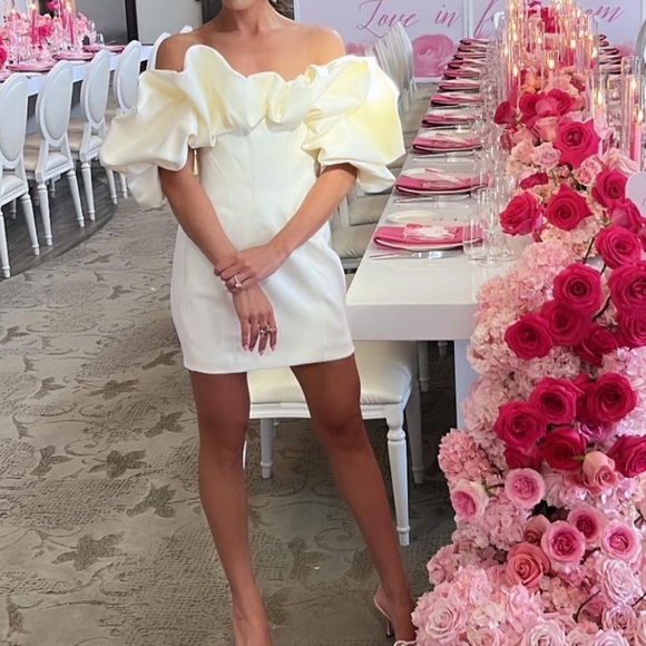 House of CB SELENA Ivory mini dress - Picture 6 of 6